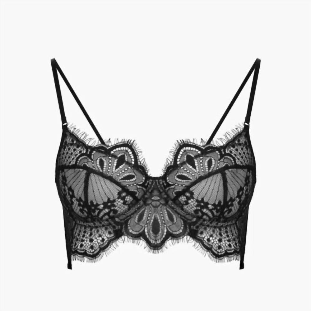 NEW AJOUR women's frappe underwire bra in black